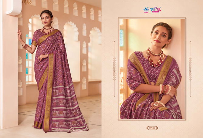 Kalyanam Silk By Vipul Silk Printed Wedding Wear Saree Wholesalers In Delhi